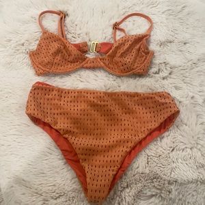 Acacia Mesh two piece bikini, women’s petite, fits like teen petite. Used/ worn